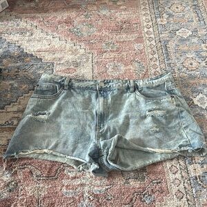 Denim Distressed Women Shorts